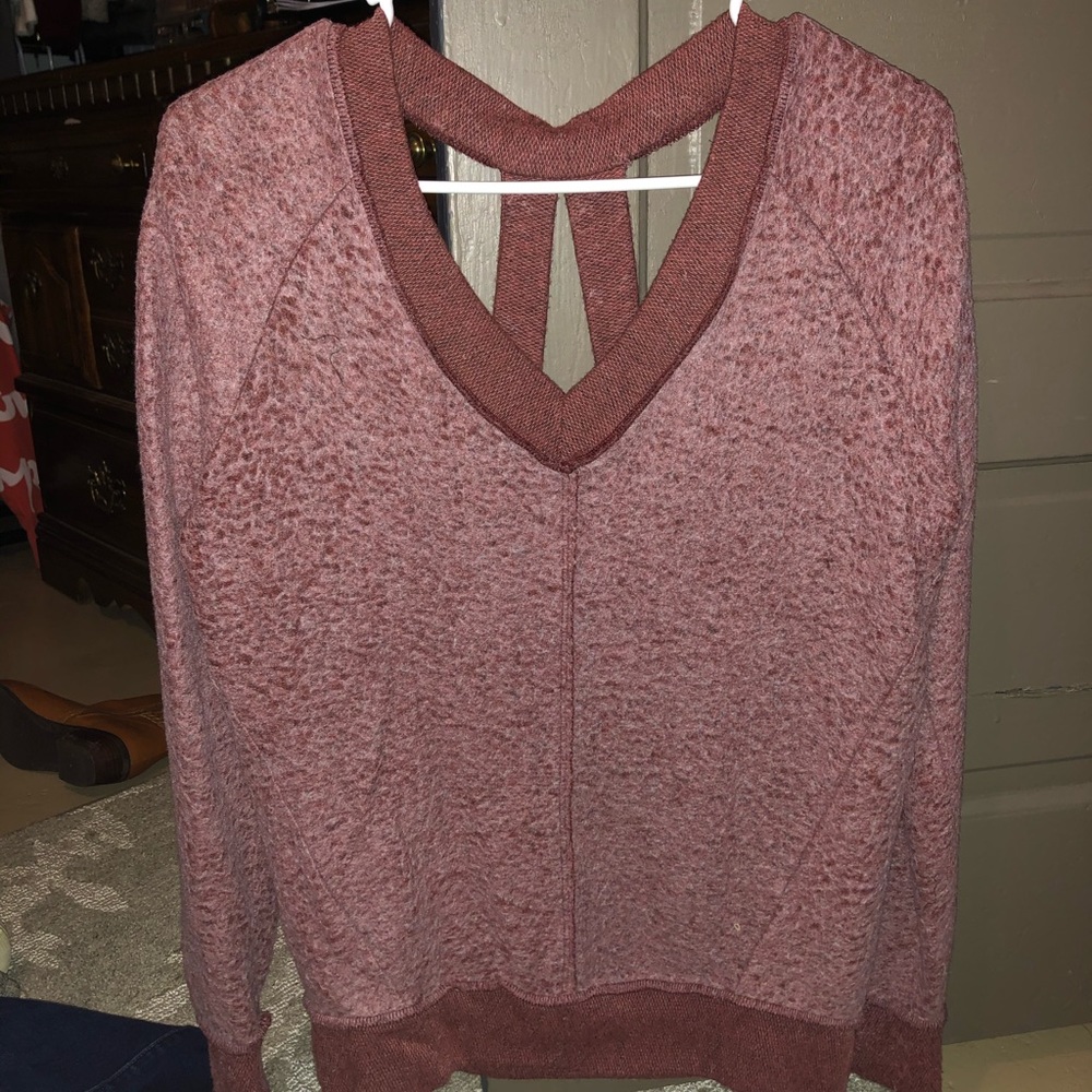 Open-Back Sweater